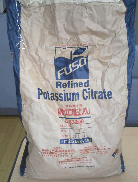 potassium citrate  Made in Korea
